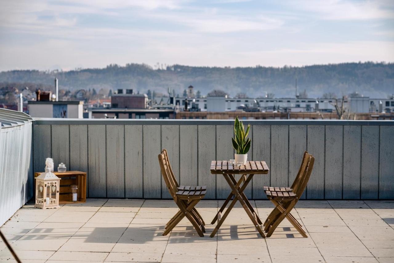 Eigene Wohnung Im Stadtzentrum Mit Wunderschoener Dachterrasse Bienne Esterno foto